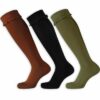 iN ControL 3pack rib kniesokken met ruffle - brown/black/khaki1