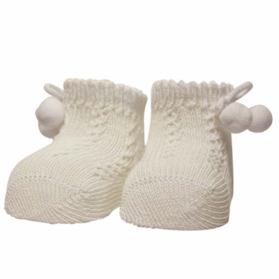 iN ControL newborn sokjes jacquard - offwhite