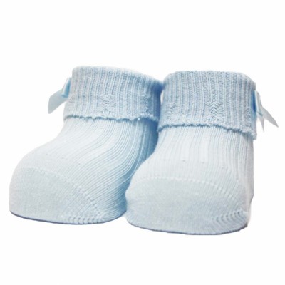 iN ControL newborn sokjes BOW - blue