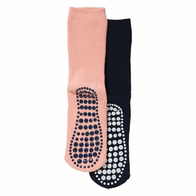 iN ControL thermosokken met antislip - peach/navy