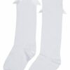 iN ControL 876-2-11-kneesocks-satin-bow-white