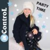 897 iN ControL party maillot met glitter sterren